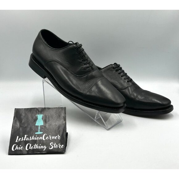 Thursday Men\'s Black Leather Everyday Cap Toe Oxford  Dress Shoes Size 8 3269 main image 7